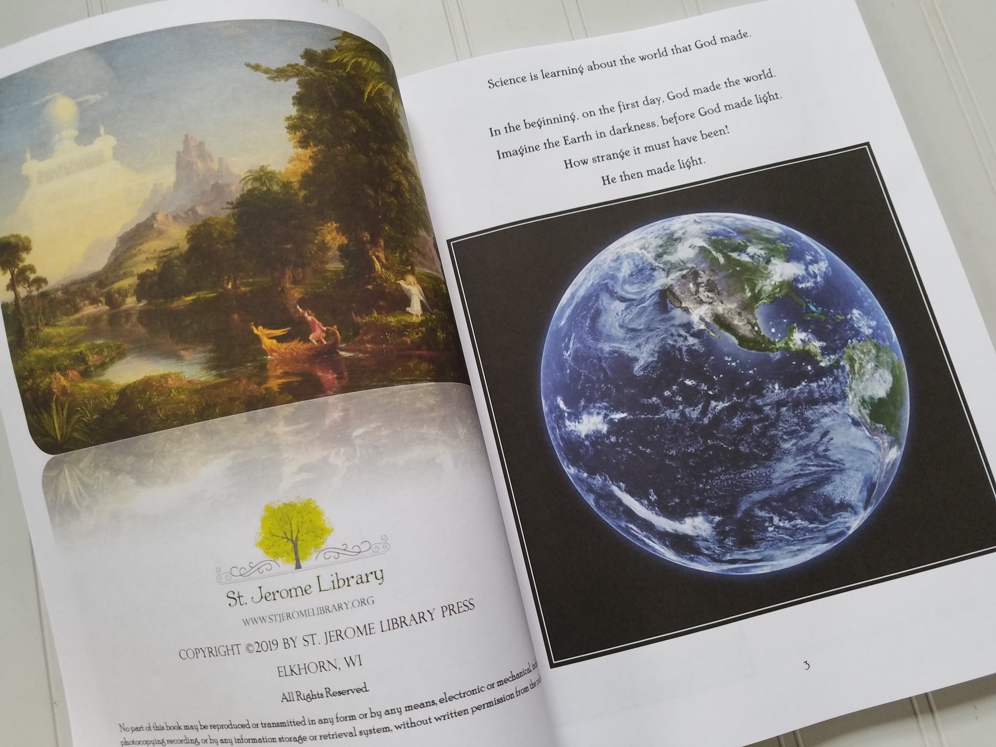 Science in God's World Gr K 1 Workbook or Gr 2 3 5 Textbook ~ St Jerome School 